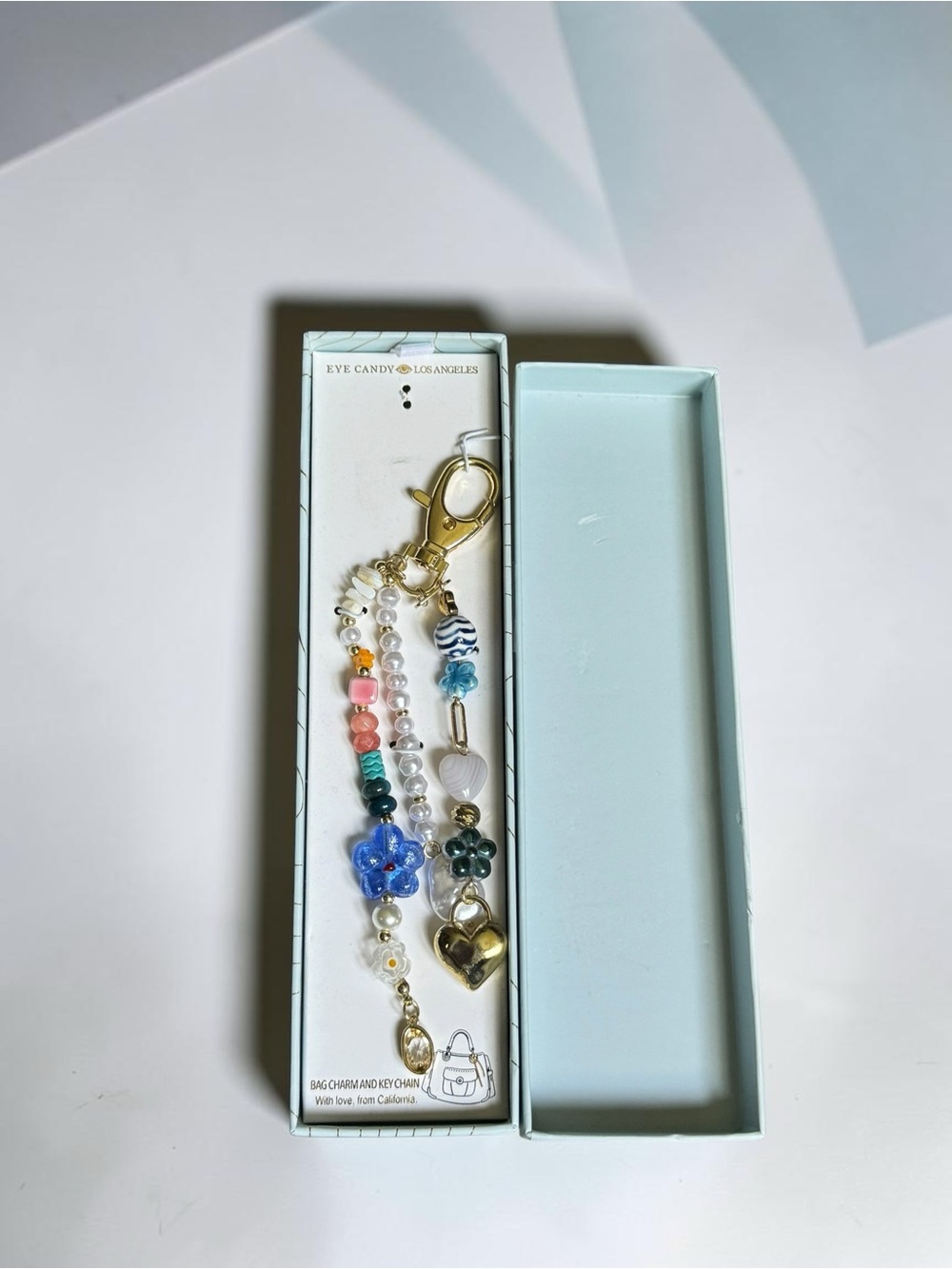 Eye Candy Los Angeles Multicolor Beaded Key or bag charm